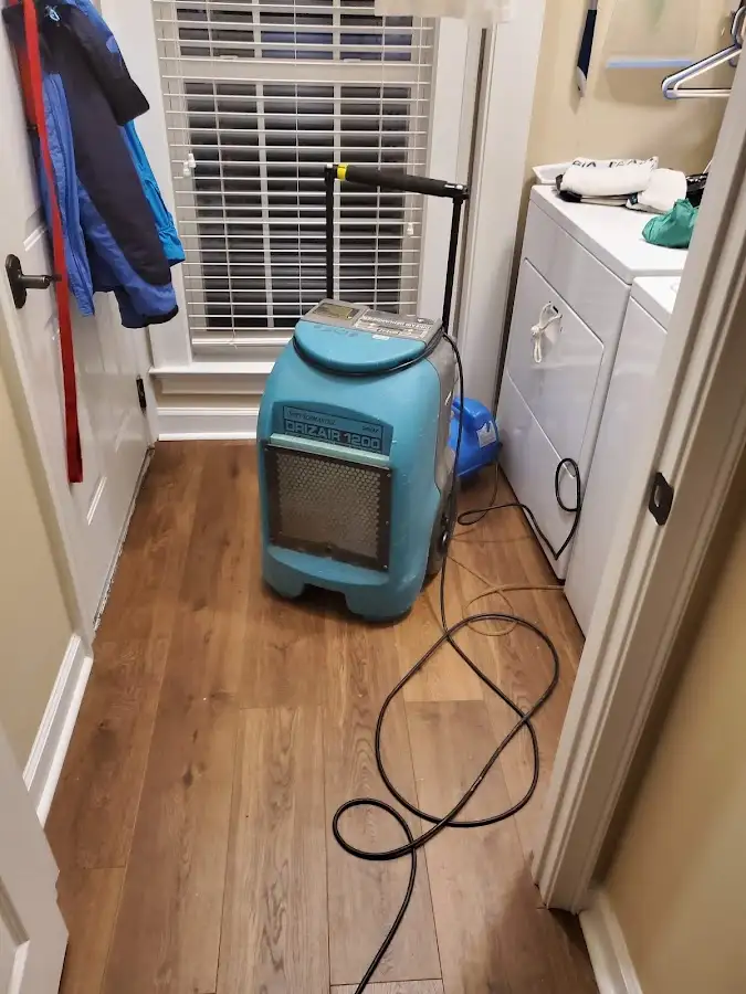 Commercial dehumidifier deployed for Crawl Space Restoration in Halfway