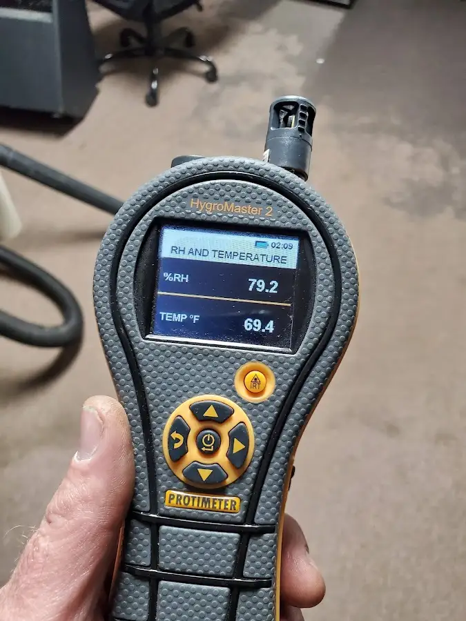 Moisture meter humidity assessment for Fire & Smoke Damage Restoration in Halfway